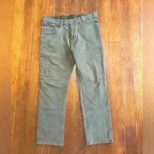 English Laundry Mens 34x30 365 Pants Straight‎ Leg Stretch Comfort Walnut Grey